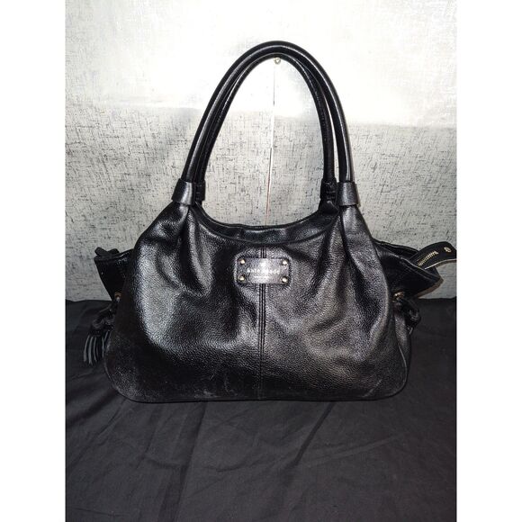 Kate Spade Black Leather Shoulder Bag - Picture 1 of 11